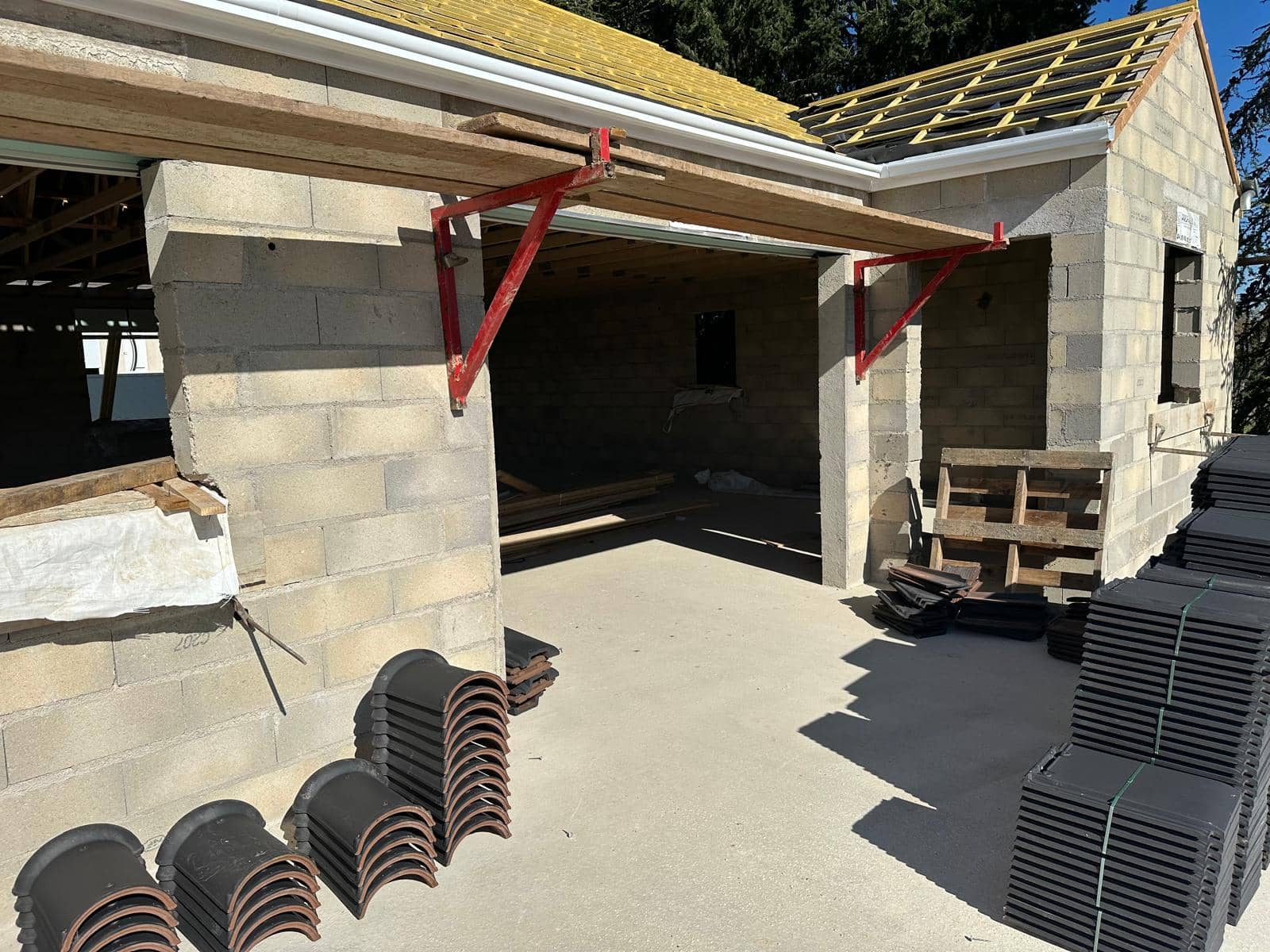 Toiture — chantier réalisé par SMB en Île-de-France